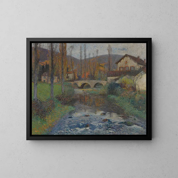 Le Pont de Labastide du Vert - Henri Martin — indrammet kunstværk på væggen