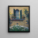 Le balcon de Jaurès - Henri Martin — indrammet kunstværk på væggen