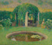 Lille bassin nær lysthuset syd for Marquayrol, kunstnerens have - Henri Martin — visning af kunstværket