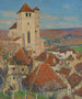 Saint-Cirq-Lapopie - Henri Martin — visning af kunstværket