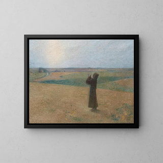 Saint François d'Assise - Henri Martin — indrammet kunstværk på væggen