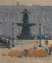 En af fontænerne på Place de la Concorde, Paris - Henri Martin — visning af kunstværket