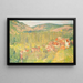 Vue af Labastide-du-Vert - Henri Martin — indrammet kunstværk på væggen