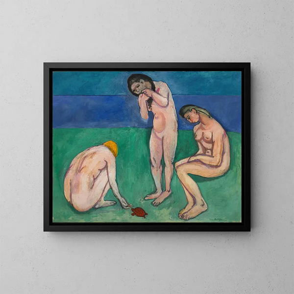 Reproduktion af maleriet Badende med en skildpadde - Henri Matisse