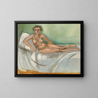 Nu demi-couché - Henri Matisse — indrammet kunstværk på væggen