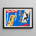 Le Cirque - Henri Matisse — indrammet kunstværk på væggen