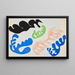 La lagune - Henri Matisse — indrammet kunstværk på væggen