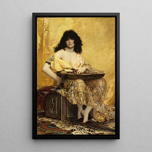 Salomé - Henri Regnault — indrammet kunstværk på væggen