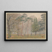 Bois de Boulogne - Henri Rivière — indrammet kunstværk på væggen