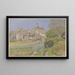 Lourmarin - Henri Rivière — indrammet kunstværk på væggen