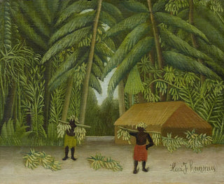 bananhøst - Henri Rousseau — visning af kunstværket