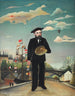 Mig selv, portræt i landskabsformat - Henri Rousseau — visning af kunstværket