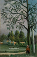 Landskab med fiskere - Henri Rousseau — visning af kunstværket