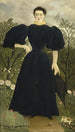 Portrait af Madame M - Henri Rousseau — visning af kunstværket
