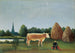Scène i Bagneux i forstaden til Paris - Henri Rousseau — visning af kunstværket