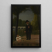Promeneur og barn - Henri Rousseau — indrammet kunstværk på væggen