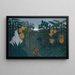 Le Repas du lion - Henri Rousseau — indrammet kunstværk på væggen