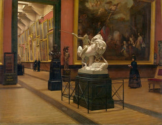 Indendørs af Akademiets Museum - Henri van Dyck — visning af kunstværket