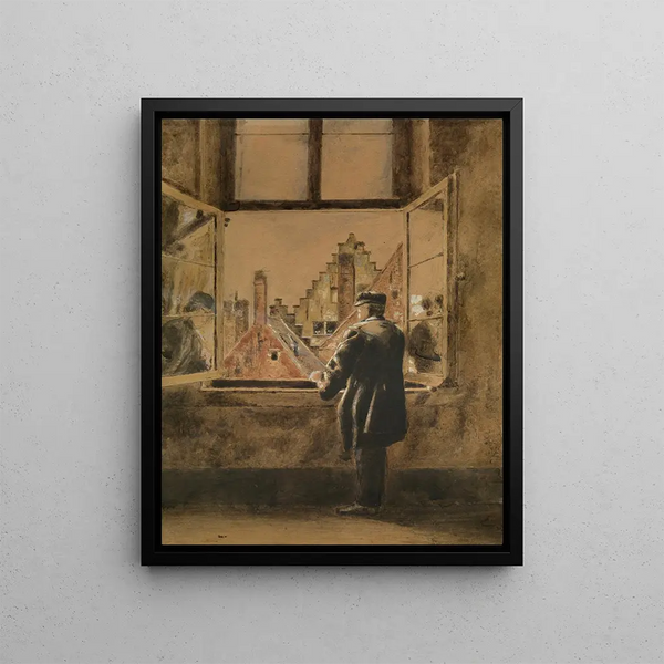 Henri de Braekeleer - Man at the Window.webp