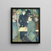 Et hjørne af Moulin de la Galette - Henri de Toulouse-Lautrec — indrammet kunstværk på væggen