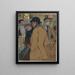 Alfred la Guigne - Henri de Toulouse-Lautrec — indrammet kunstværk på væggen
