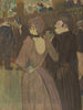 La Goulue and Her Sister - Henri de Toulouse-Lautrec — visning af kunstværket