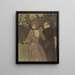 La Goulue and Her Sister - Henri de Toulouse-Lautrec — indrammet kunstværk på væggen