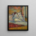 Le Lit - Henri de Toulouse-Lautrec — indrammet kunstværk på væggen