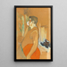 Monsieur Caudieux cafékoncertskuespiller - Henri de Toulouse-Lautrec — indrammet kunstværk på væggen