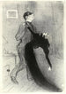 La syncope - Henri de Toulouse-Lautrec — visning af kunstværket