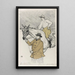 Le jockey allant au poteau - Henri de Toulouse-Lautrec — indrammet kunstværk på væggen