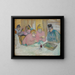 Les Dames dans la salle à manger - Henri de Toulouse-Lautrec — indrammet kunstværk på væggen