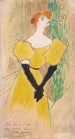 Yvette Guilbert - Henri de Toulouse-Lautrec — visning af kunstværket