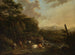 Landskab med bjerge og hyrder - Henricus Josephus Antonissen — visning af kunstværket