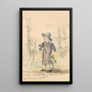 Henriette Odescalchi - Mal zhradnk Syn Viktor vo veku 3 rokov.webp