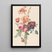 Bouquet - Henriette Geertruida Knip — indrammet kunstværk på væggen