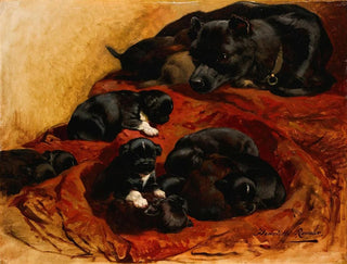 La Mère fière - Henriette Ronner-Knip — visning af kunstværket