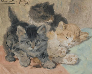 Tre killinger - Henriette Ronner-Knip — visning af kunstværket