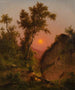 Vue depuis le coucher de soleil de Bluff - Henry Ary — visning af kunstværket