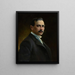 Portrait af Charles Schreyvogel - Henry August Schwabe — indrammet kunstværk på væggen
