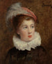 Portrait af en ung dreng - Henry Bacon — visning af kunstværket