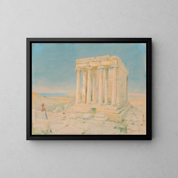 Temple de la Victoire uden vinger - Henry Bacon — indrammet kunstværk på væggen