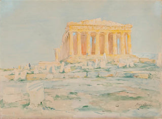 Façade vest for Parthenon - Henry Bacon — visning af kunstværket