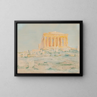 Façade vest for Parthenon - Henry Bacon — indrammet kunstværk på væggen