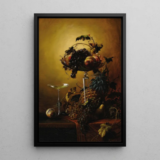 Henry Bayly Garling - Fruit Still Life in Crystal Compote.webp