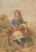 Unge indsamler - Henry Edington Hobson — visning af kunstværket