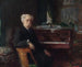 Portraitmaleri af Gabriel Fauré 1845-1924, komponist - Henry Farr — visning af kunstværket