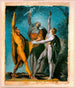 Esquisse pour le serment sur la figure féminine Rütli au verso - Henry Fuseli — visning af kunstværket