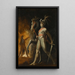 Henry Fuseli | Maleri La rencontre de Sir Hon de Bordeaux og Scherasmin i Liban-hulen af Oberon af Wieland — indrammet kunstværk på væggen