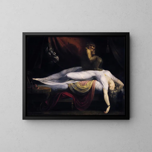 Le Cauchemar - Henry Fuseli — indrammet kunstværk på væggen